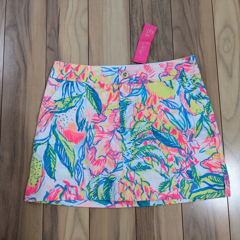 NWT! Lilly Pulitzer Nicki Skort Multi Fiesta Bamba Size 4